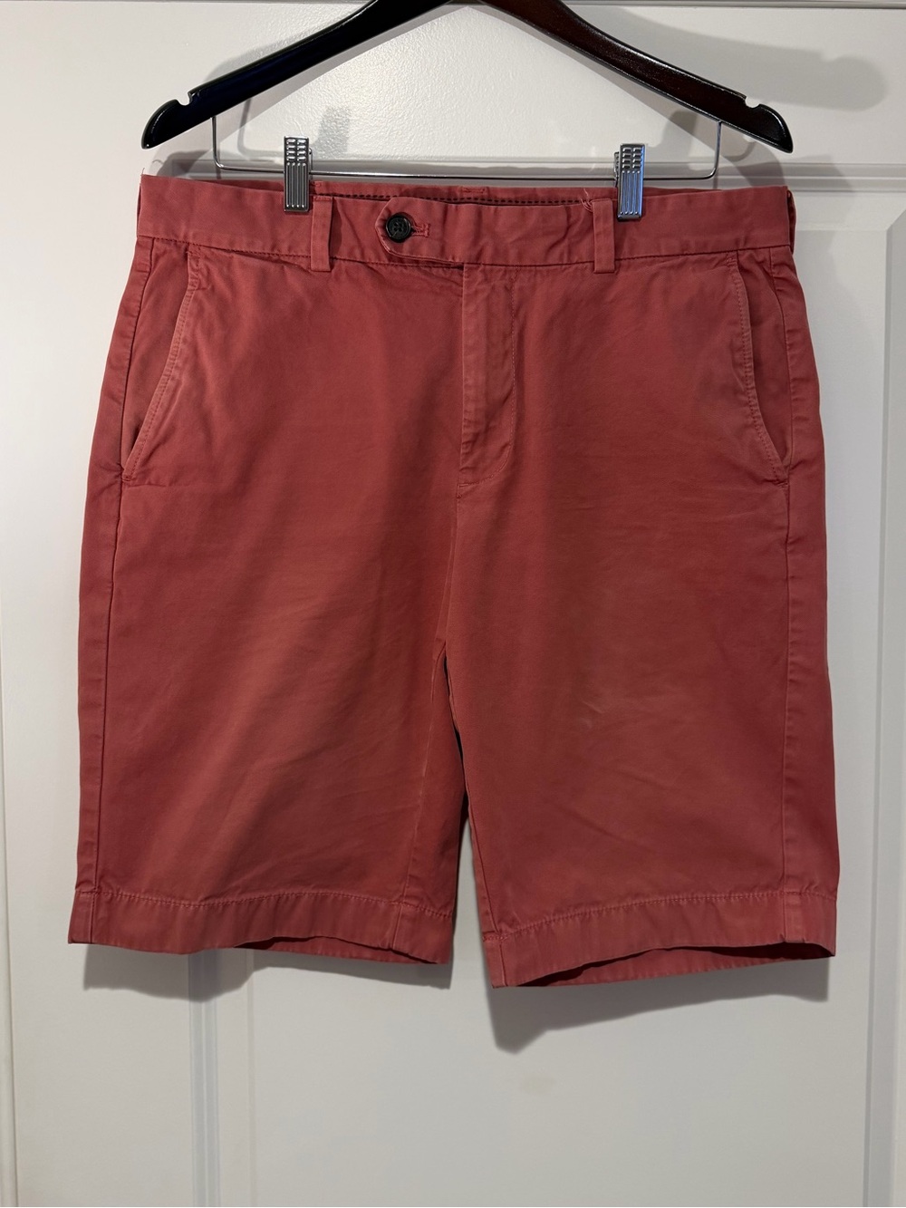 Brooks Brothers Brick Red Flat Front Men's Shorts